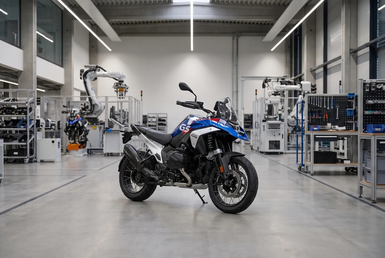 Produktionschef Helmut Schramm erklärt im Interview, wie BMW in Berlin auf engstem Raum den neuen 1300er-Boxer fertigt - und warum das Werk seit 60 Jahren die Heimat der grossen GS ist.