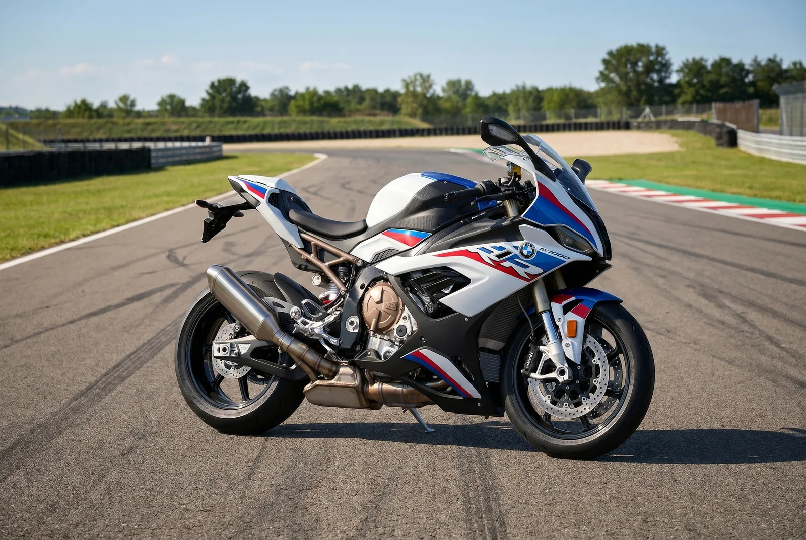 BMW S 1000 RR auf der Rennstrecke